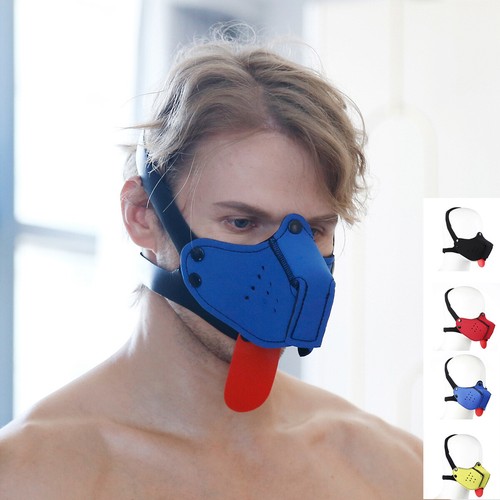 Maschera cane mezza - faccia, in