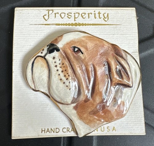 Spilla ciondolo bulldog faccia - bulldog,
