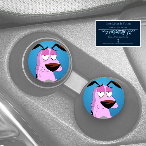 Courage the codardly dog face - the,