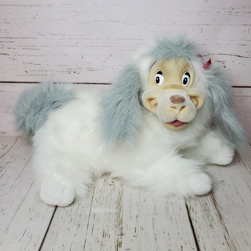 Peluche cane good - cane, bianco